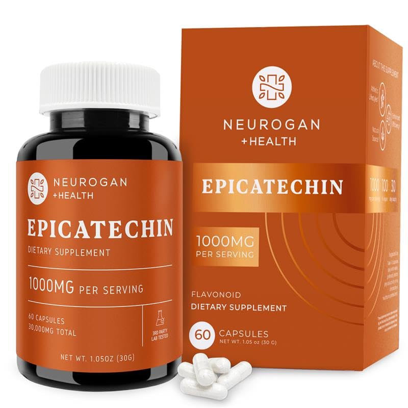 Bouteille Neurogan Epicatechine 500 mg prête à l’emploi, soutien potentiel à la performance.