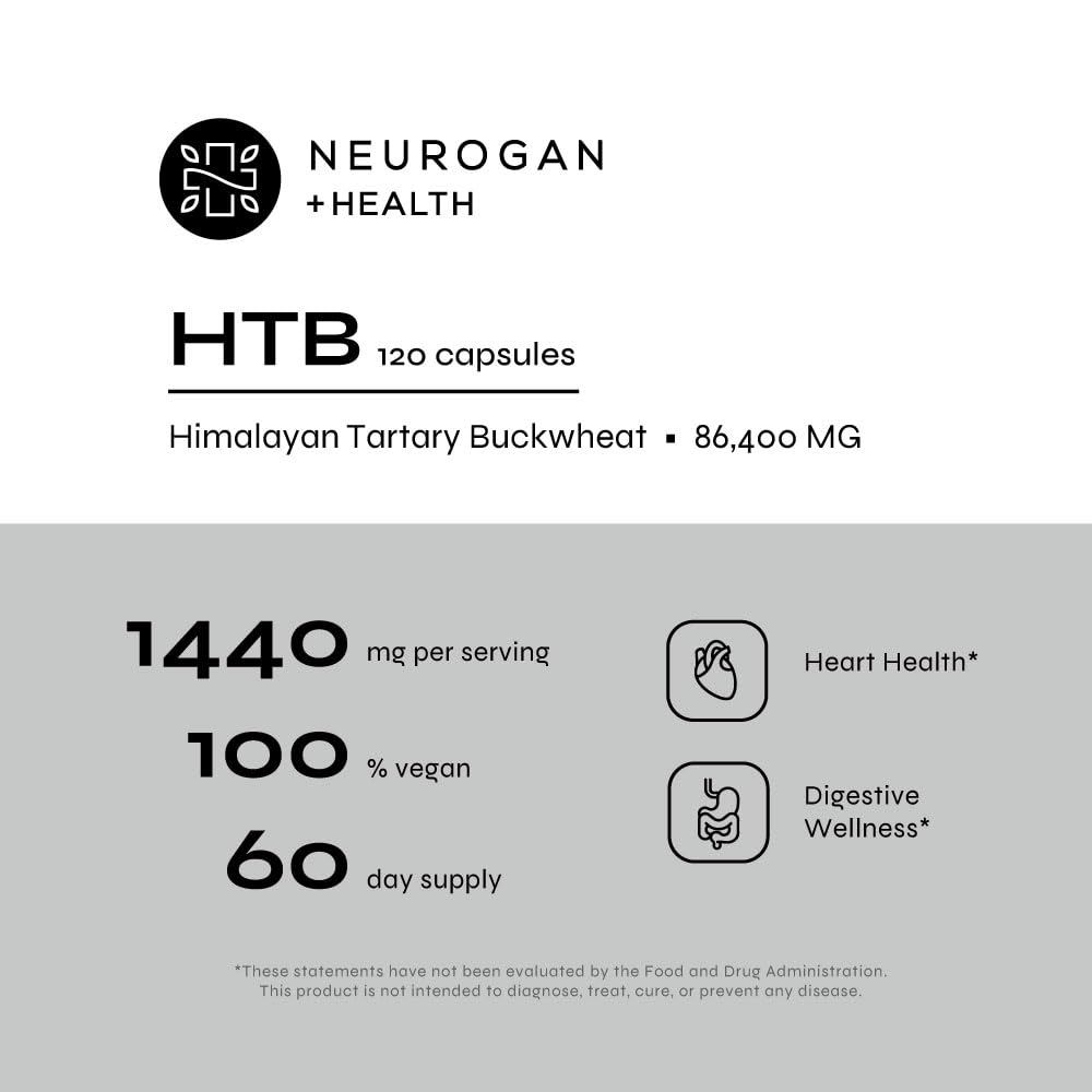 Capsules HTB Neurogan – dosage quotidien pratique et sans gluten.