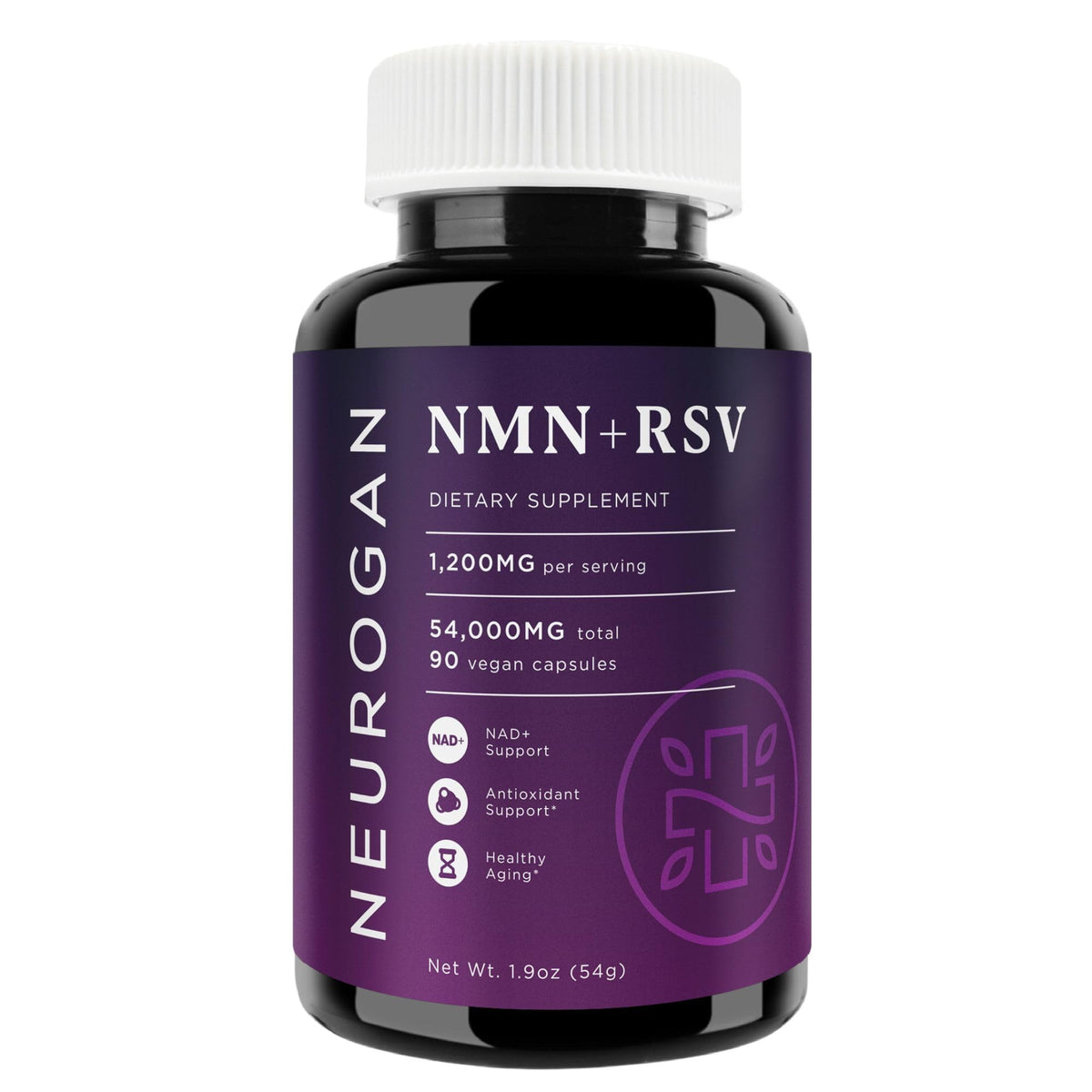 Neurogan NMN Resveratrol: capsules dans la bouteille pour énergie soutenue
