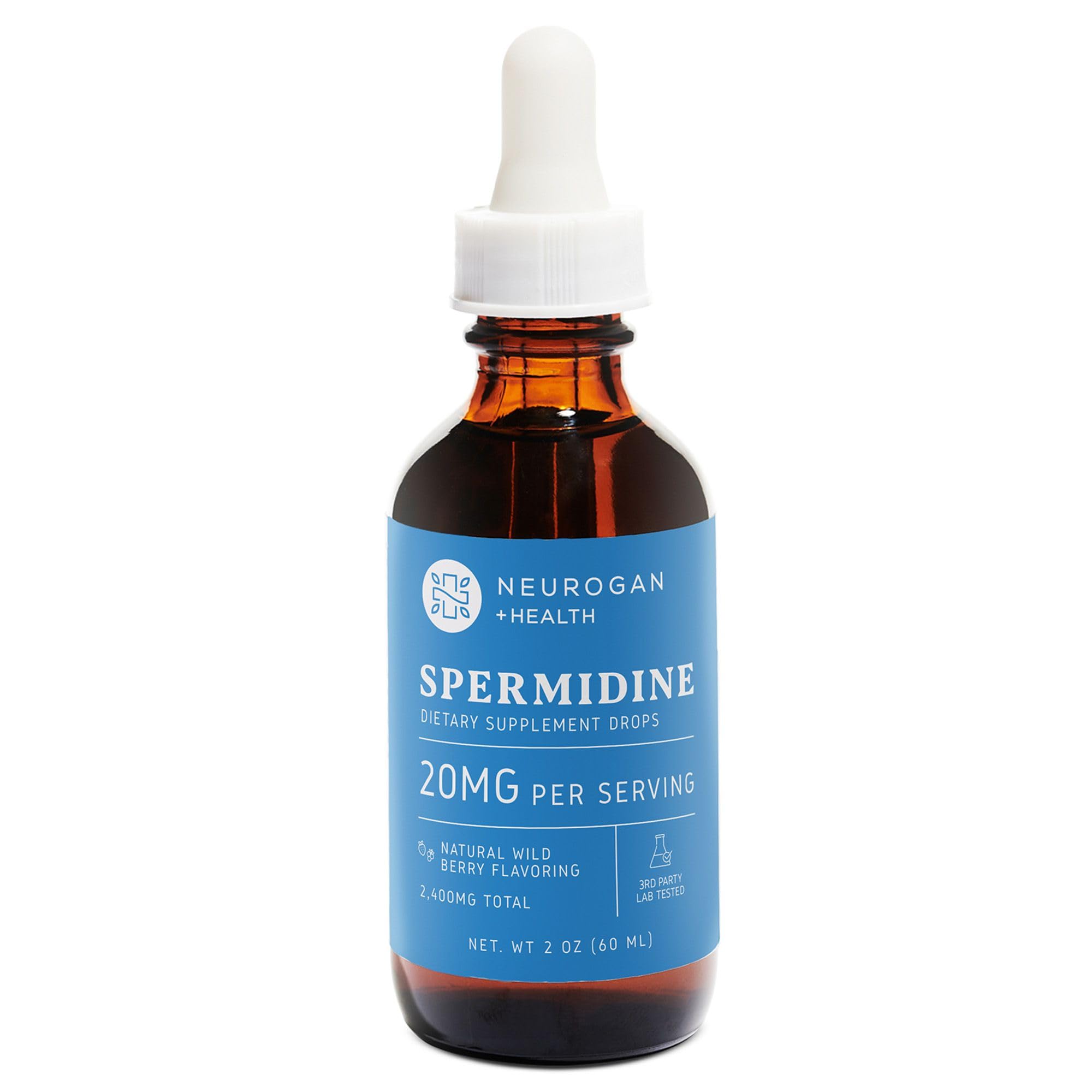 Gouttes Neurogan Spermidine avec pipette, dosage précis.
