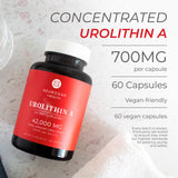 Étiquette dosage Neurogan Urolithin A indiquant la dose journalière recommandée.