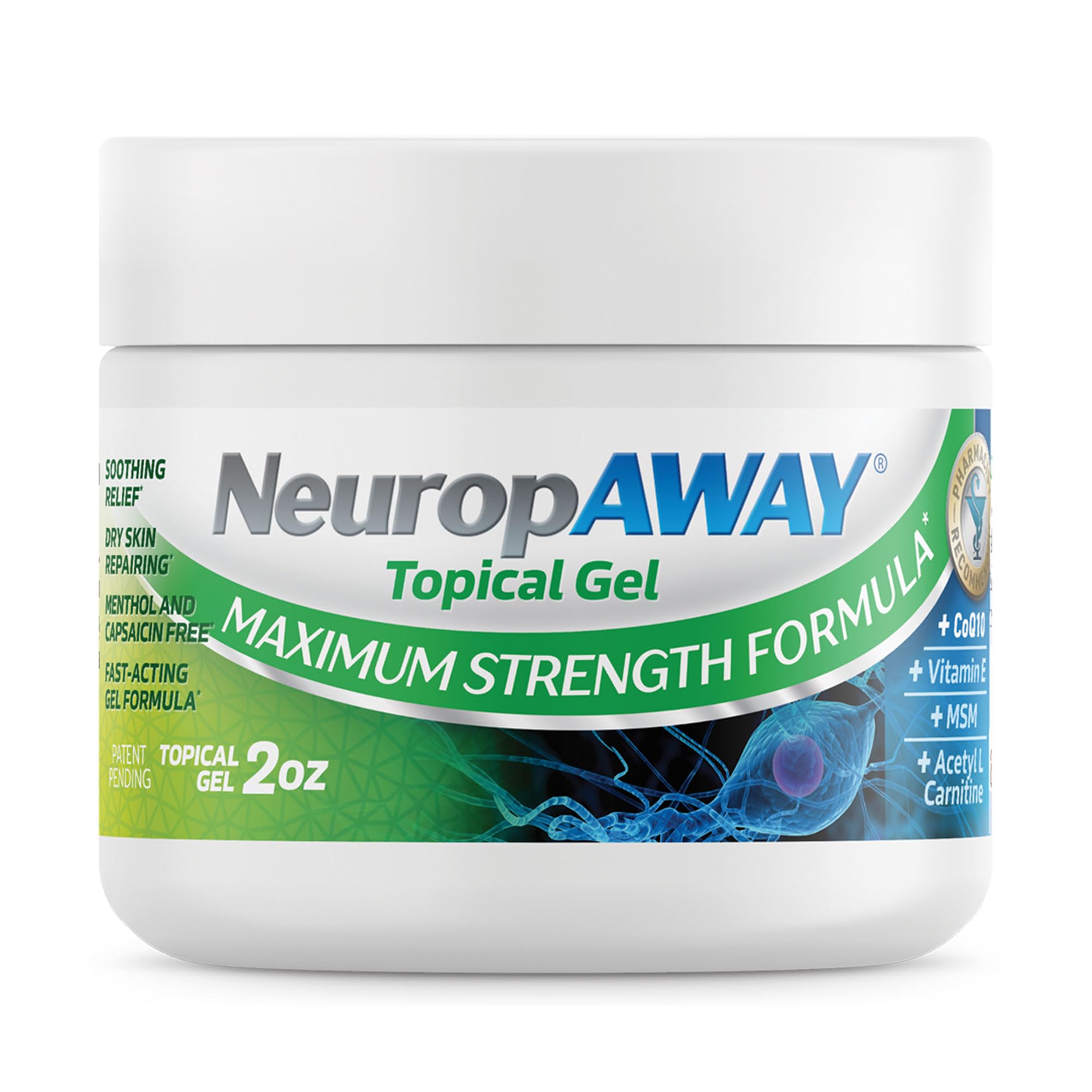 NeuropAWAY Gel: application ciblée pour un confort immédiat.