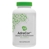 NeuroScience AdreCor – boîte et étiquette montrant le dosage, soutien du stress