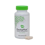 NeuroScience ExcitaPlus – bouteille sur table pour énergie durable et concentration.