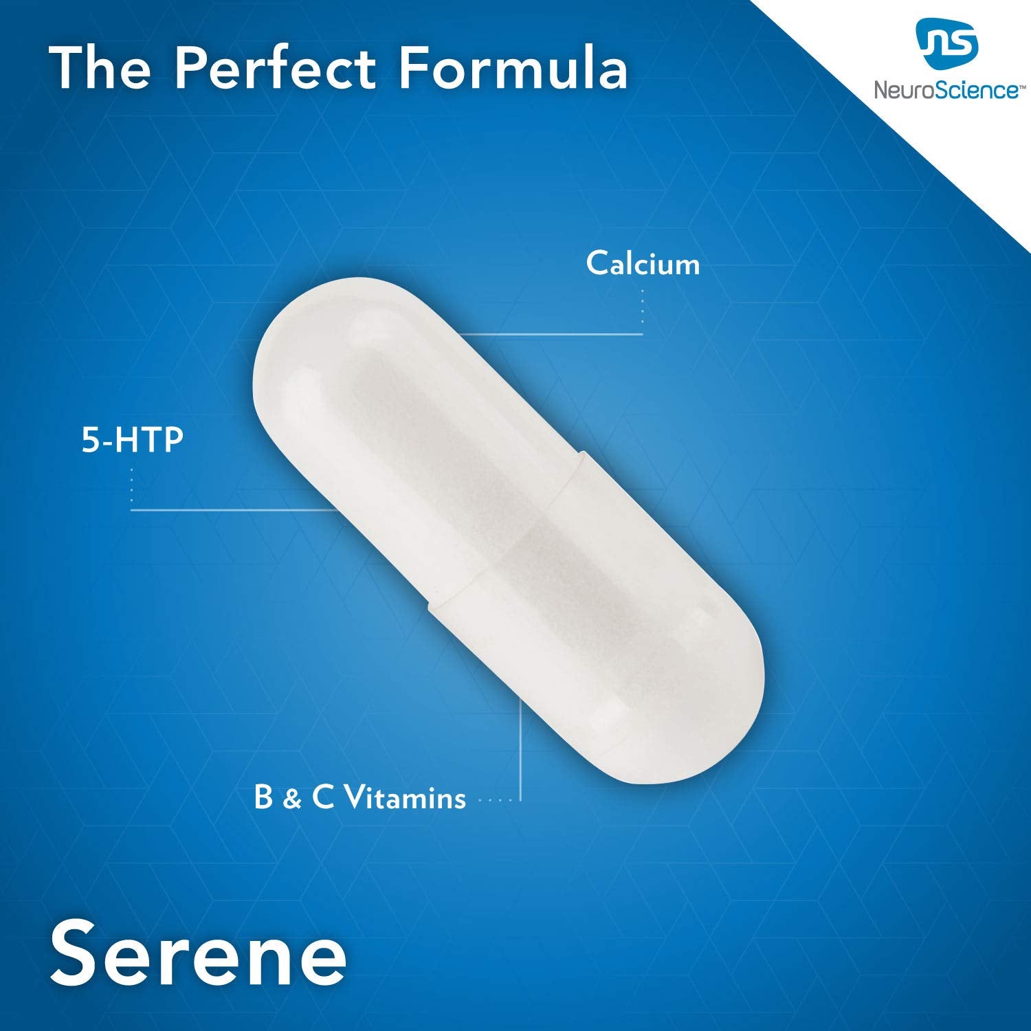 NeuroScience Serene – gélules, équilibre de la sérotonine pour des soirées calmes.