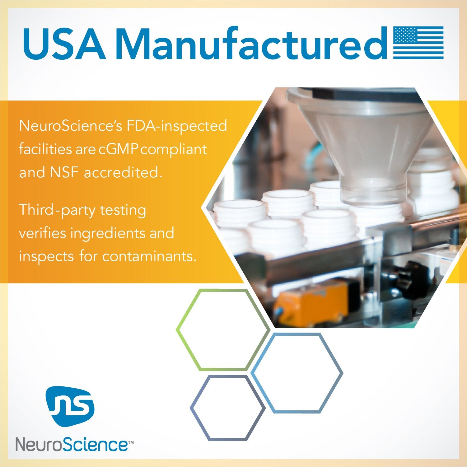 NeuroScience Serene – packaging bleu, recherche d’équilibre émotionnel et sommeil paisible.