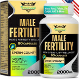 Neusupp Fertilité: bouteille de capsules favorisant la vitalité masculine et la santé du sperme