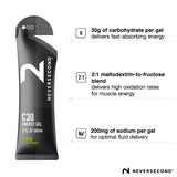 Neversecond C30 Gel Citrus hydratation rapide et énergie soutenue en endurance