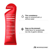 Neversecond C30+ Gel Framboise sodium 200 mg soutient l'hydratation