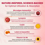 NEVISS astaxanthine liposomale - zinc et nutriments pour la peau et les articulations.