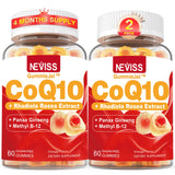 Gommes NEVISS CoQ10, emballage pratique pour une énergie quotidienne.