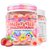NEVISS pour enfants — bouteille colorée de gommes multivitamines, prise facile.