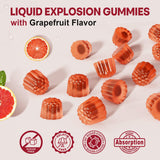 Texture gélifiée des gommes NEVISS, agréable et sans sucre.