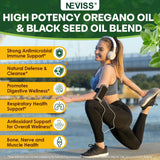 NEVISS gommes origan ingrédients-naturels: associe huiles et plantes pour un soutien quotidien.