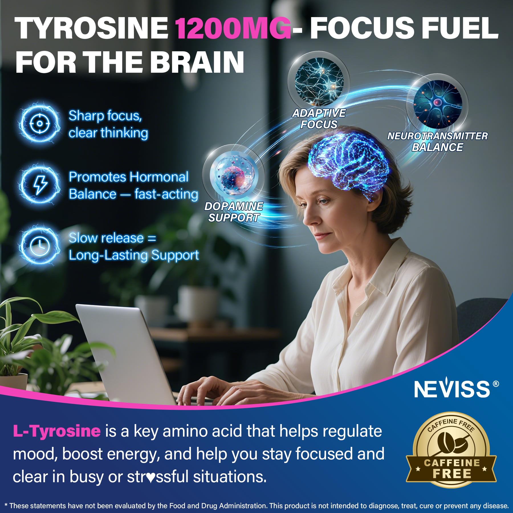 NEVISS gommes phosphatidylserine et D3 – soutien mémoire et apprentissage
