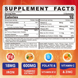 NEVISS gommes vitamine C et B12 : énergie potentielle.