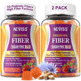 NEVISS Gummies fibres adultes — bouteille visible, soutien digestif quotidien.
