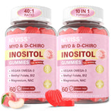 NEVISS gommes inositol 40:1 – bouteille pratique pour le quotidien sans sucre