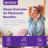 NEVISS Reishi Gummies magnésium et GABA pour le sommeil.