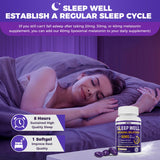 NEVISS Mélatonine 60mg — Camomille apaisante favorisant la détente avant le coucher.