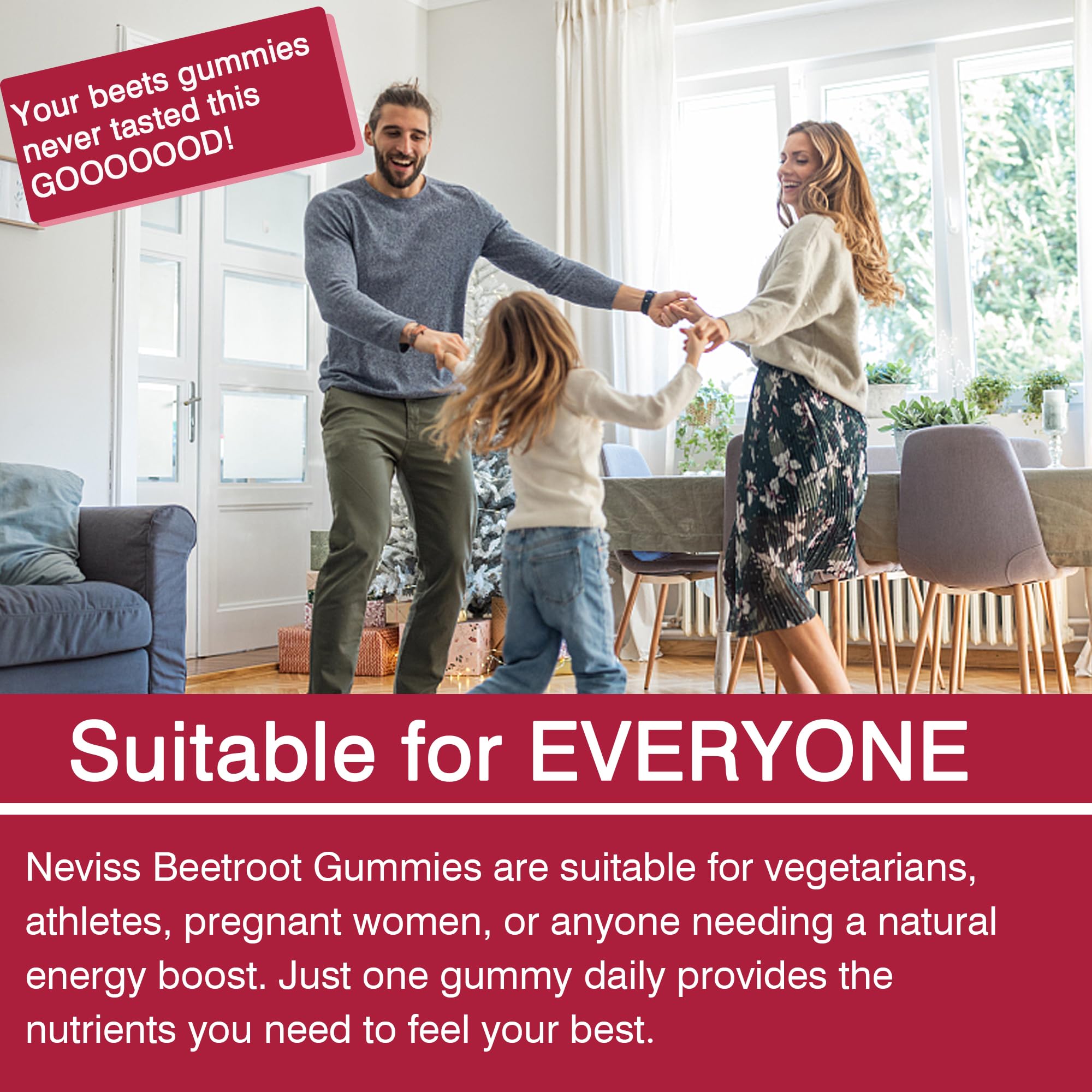 NEVISS gommes sans-gluten: convient aux régimes sans gluten.