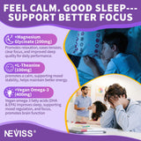 Gommes NEVISS coucher – formulation avant le sommeil pour repos potentiel
