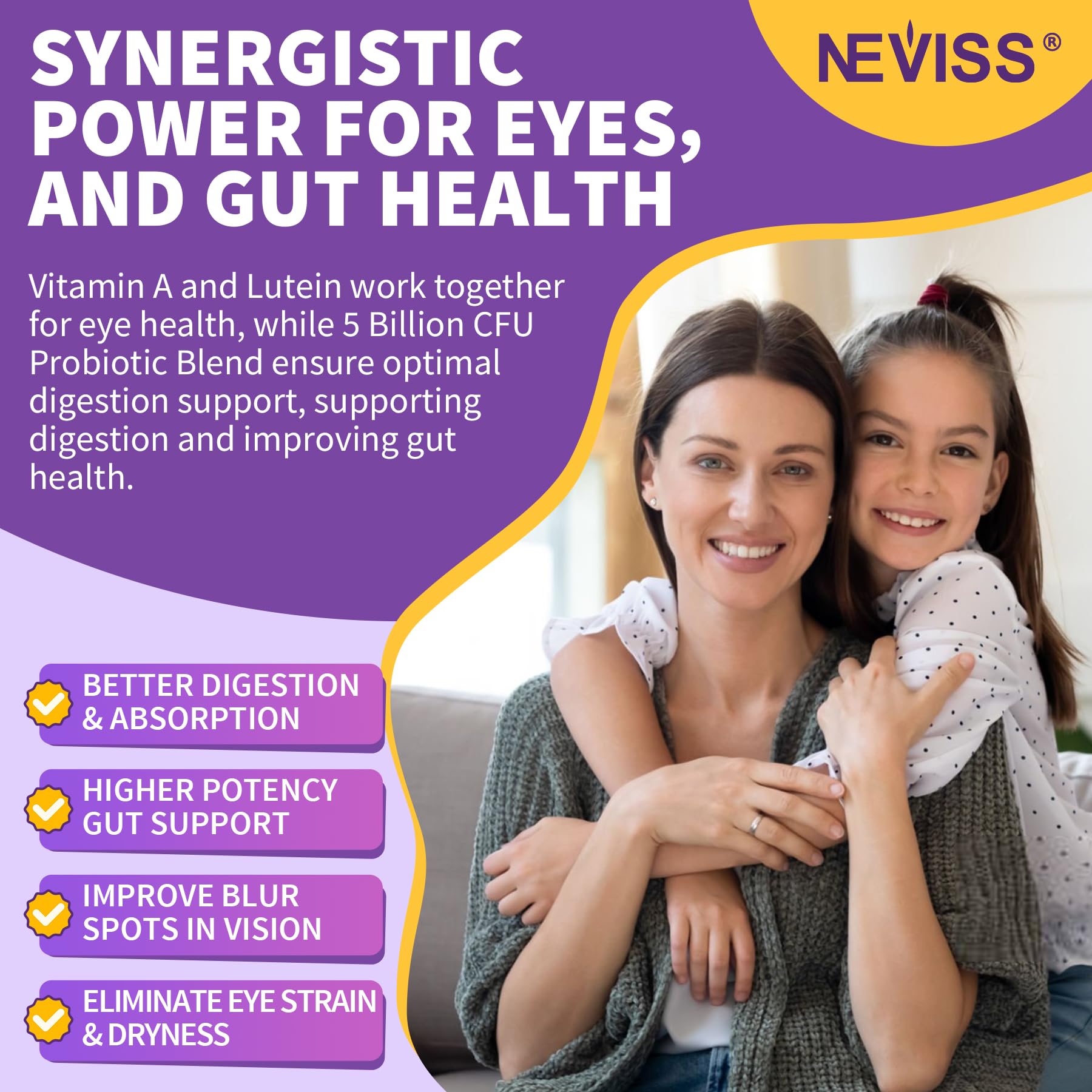 NEVISS Gommes sans sucre – goût naturel et option vegan sans sucre ajouté
