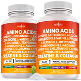 NEW AGE Amino Acides: bouteille affichant l’étiquette et le nom du produit.