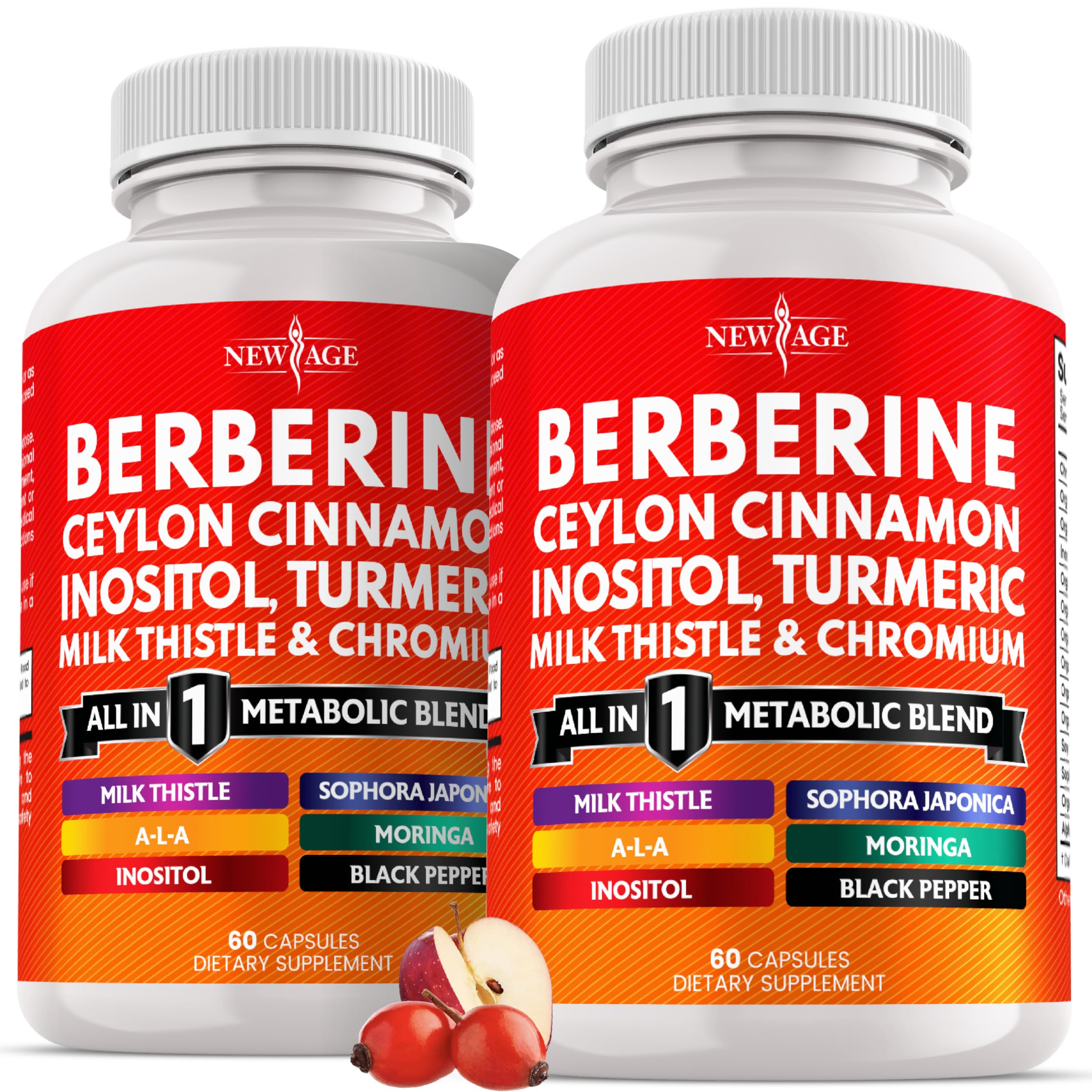 NEW AGE Berberine Cannelle flacon — présence d'un flacon prêt à l'emploi pour votre routine.