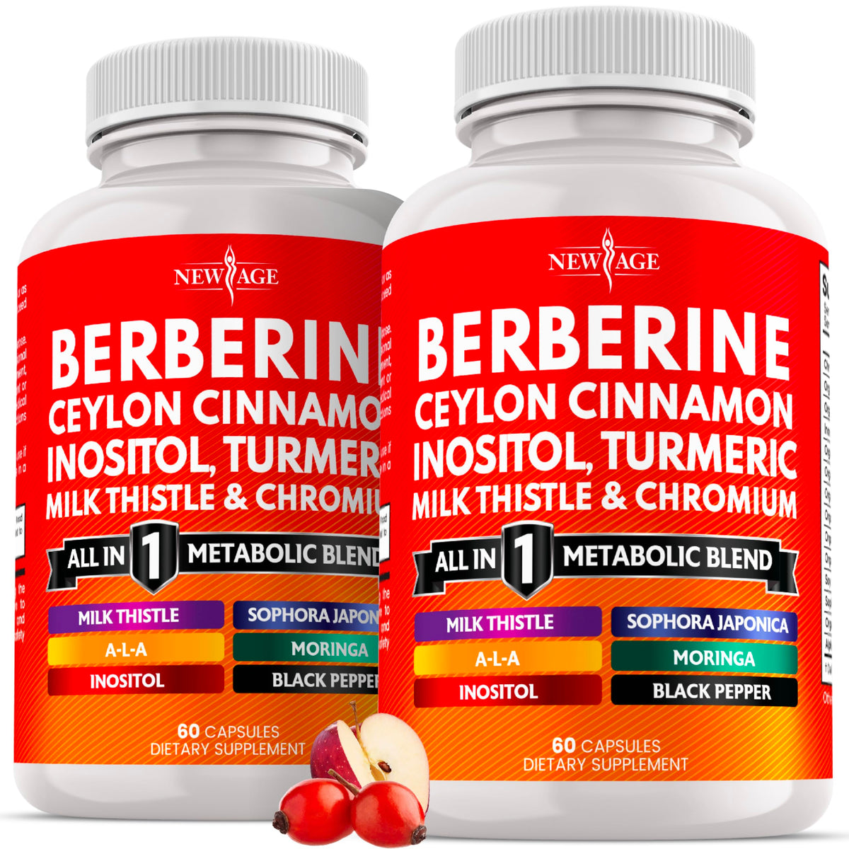 NEW AGE Berberine Cannelle flacon — présence d'un flacon prêt à l'emploi pour votre routine.