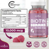 Gommes biotine saveur fruits des bois, idéale pour l’usage quotidien.