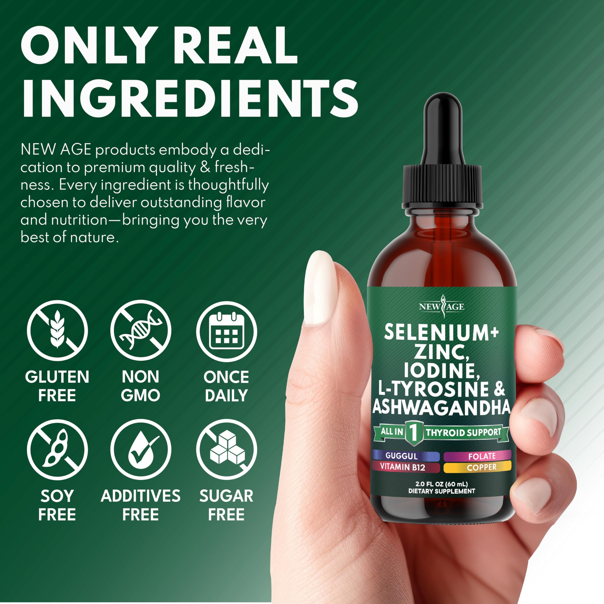 Cayenne et basilic NEW AGE, notes épicées et formulation efficace.