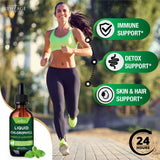 NEW AGE Chlorophylle Liquide: gouttes pratiques pour détoxifier en douceur et soutenir digestion.