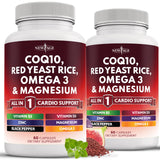 NEW AGE CoQ10 200 mg, bouteille, peut aider à soutenir l'énergie et le bien-être quotidien.
