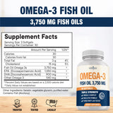 Dosage EPA 1350 mg et DHA 900 mg par portion, haute concentration.