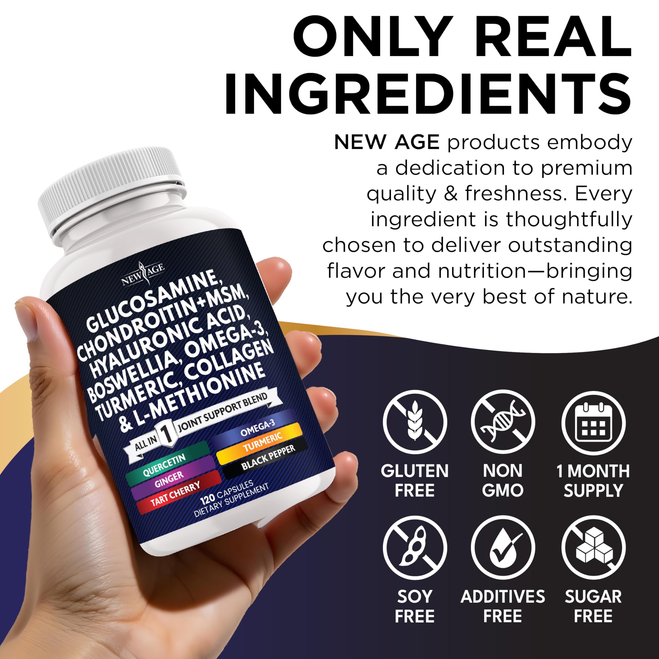 NEW AGE extraits boswellia ginger quercetine, option naturelle pour le confort quotidien.