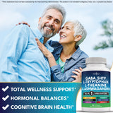 New Age GABA L-Theanine 200 mg, association apaisante pour la soirée.