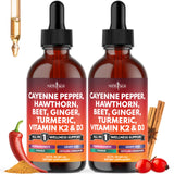 NEW AGE gouttes cayenne sur bouteille, allure épicée et pratique