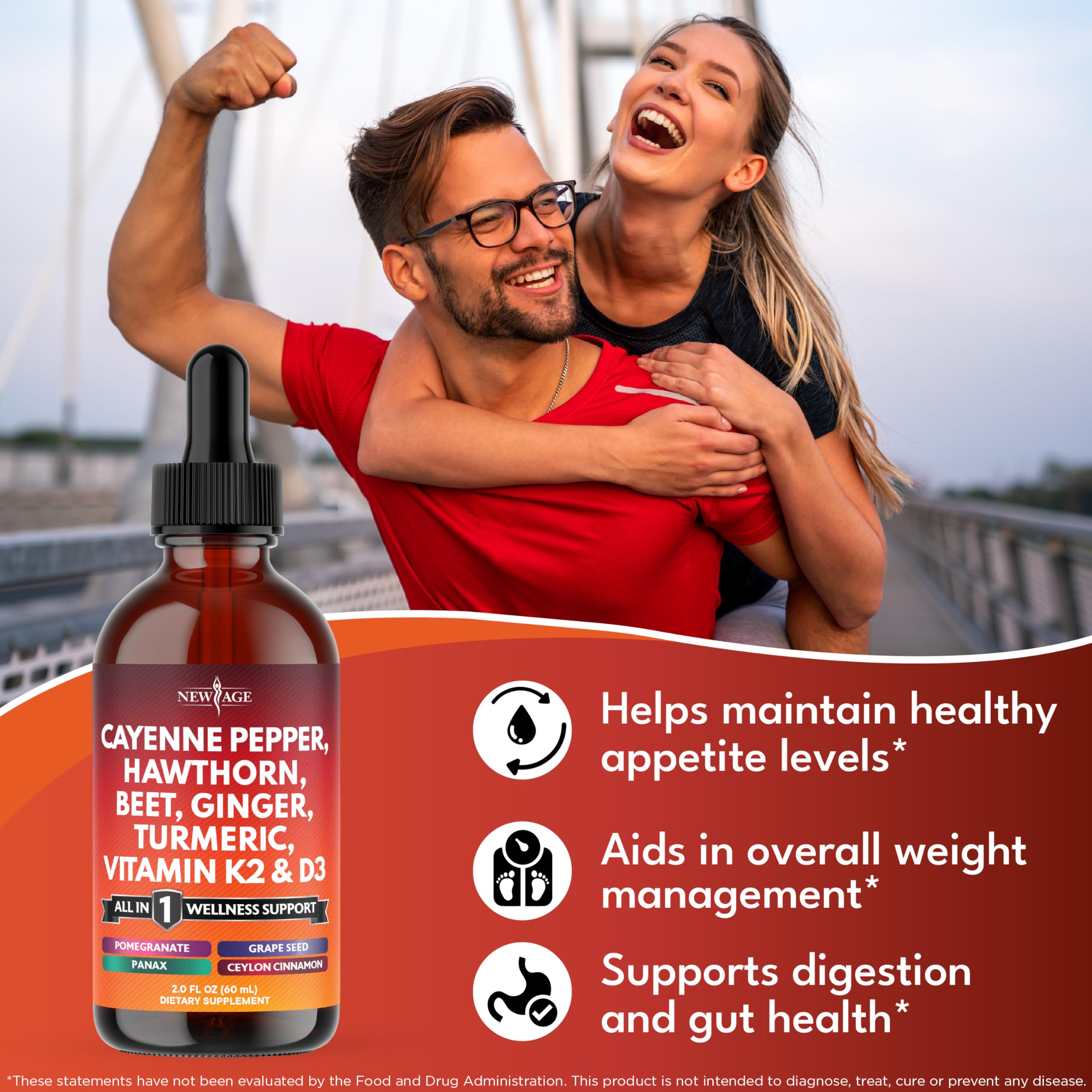 NEW AGE gouttes D3 K2 sur bouteille, vitamines essentielles