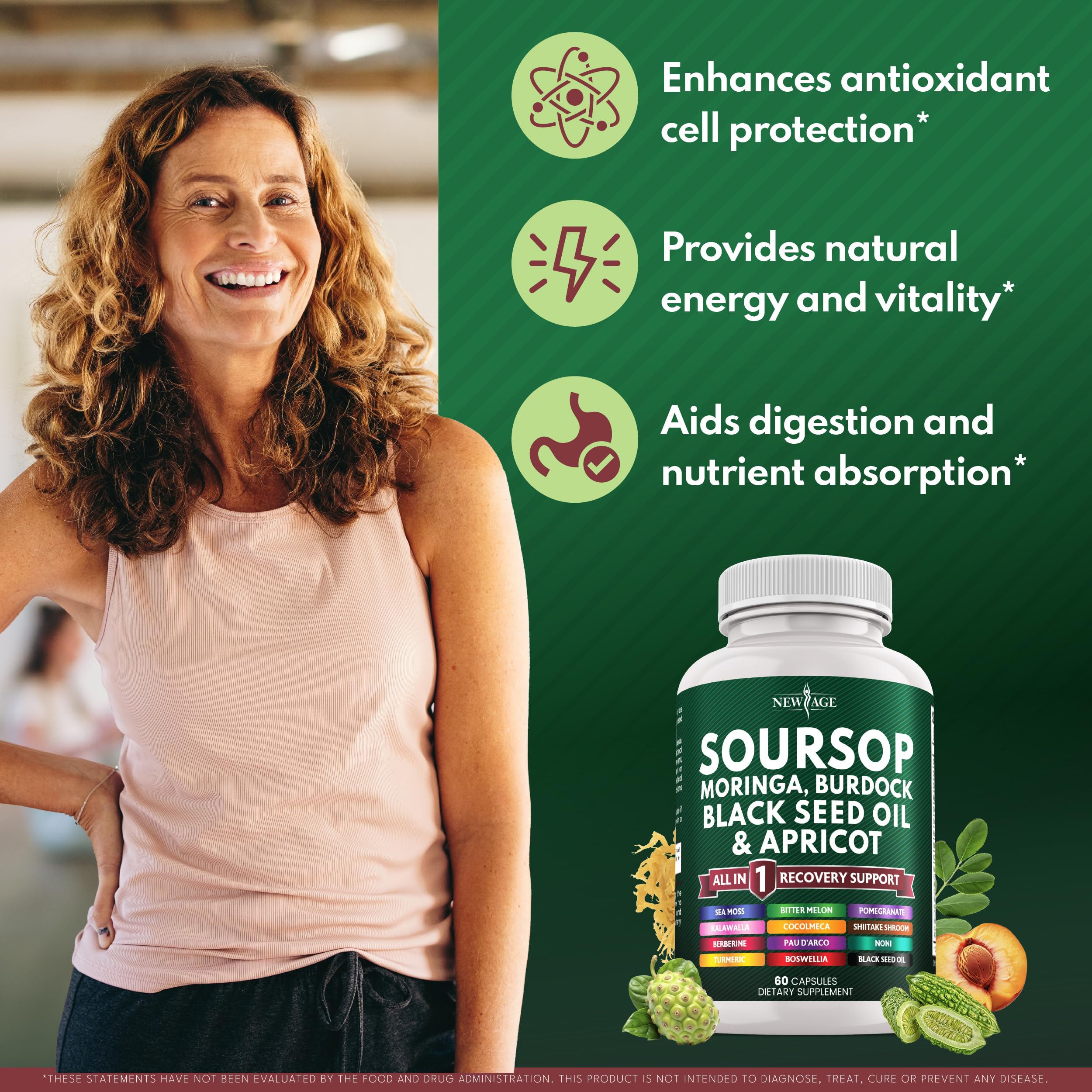 NEW AGE – Huile de nigelle et algue mousse, mélange nutritif pour un rituel bien-être
