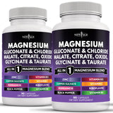 NEW AGE Magnésium packshot gélules montrant le conditionnement et l'apparence du produit