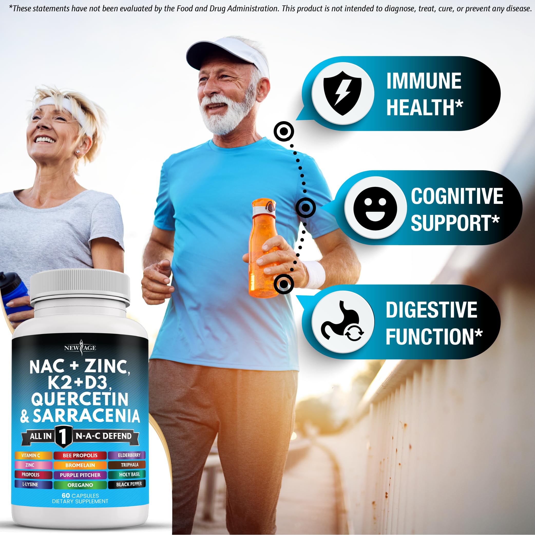 NEW AGE NAC – Formule naturelle sans additifs artificiels.