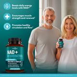 NEW AGE NAD+ – image de gélules prêtes à la prise et soutien potentiel du bien‑être quotidien.