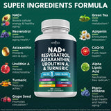 NEW AGE NAD⁺ Capsules: formule biodisponible pour vitalité durable