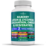 NEW AGE bouteille bilberry pour les yeux, soutien potentiel à la santé oculaire.