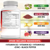 NEW AGE Oméga 3-6-9, capules, favorise l'équilibre nutritionnel quotidien.
