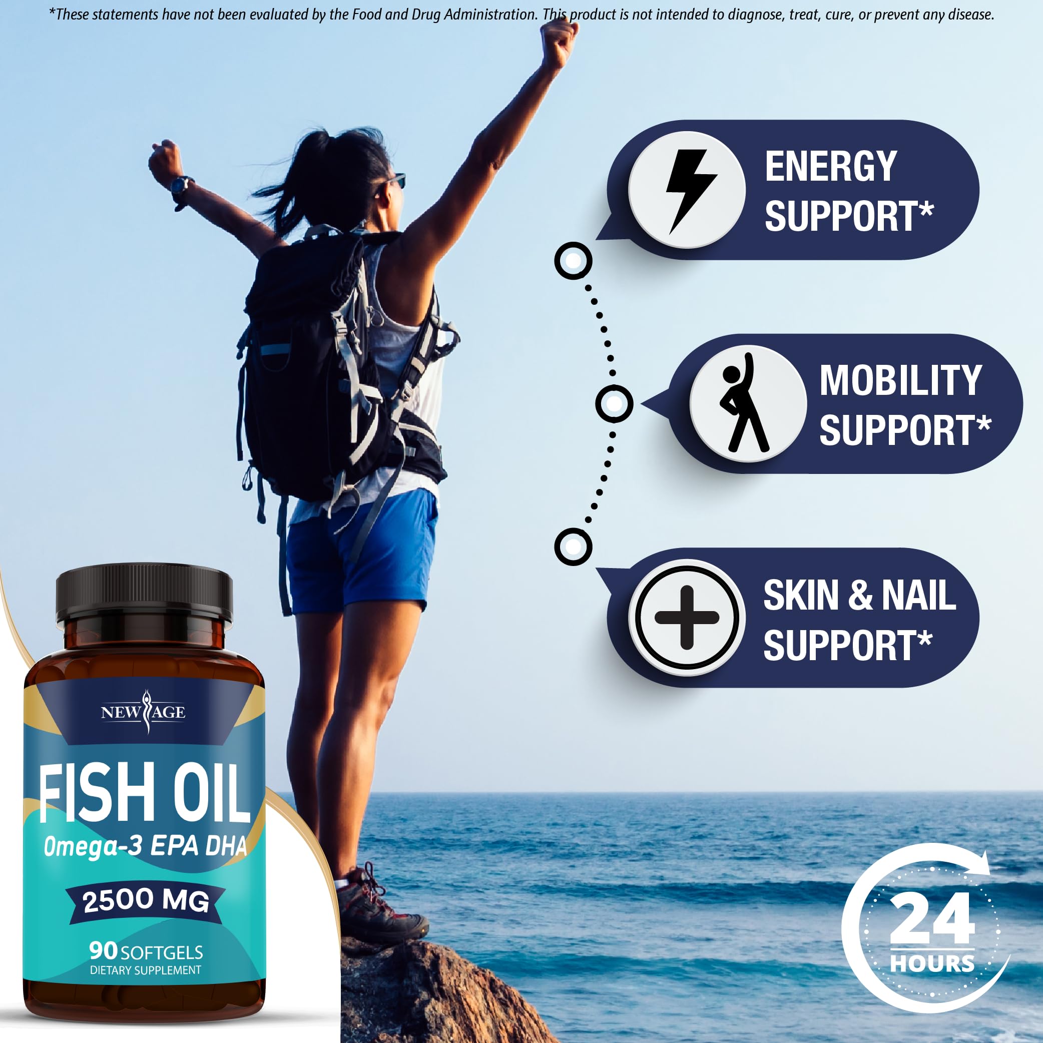 NEW AGE Omega3 – purification par distillation moléculaire pour une pureté élevée
