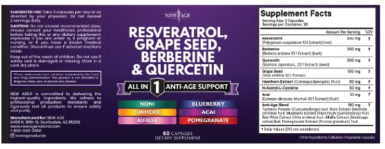 NEW AGE Quercétine, composé naturel pour accompagner vos habitudes quotidiennes.