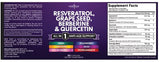 NEW AGE Resveratrol-Berberine, acai, met en avant l'acai et les polyphénols.
