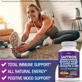 NEW AGE Safran: dosage quotidien facile à intégrer dans votre matinée.